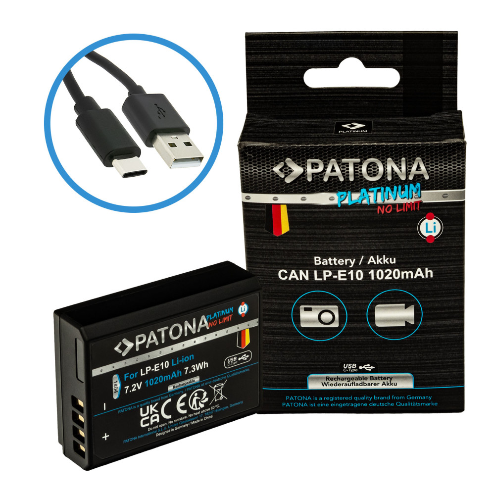 Patona Platinum Canon Lp E Usb C Akkumul Tor Meike Hu