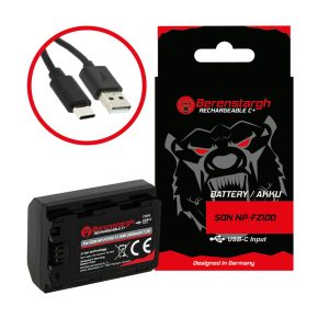   Sony NP-FZ100 Berenstargh Prémium fényképezőgép USB-C akkumulátor (13606)