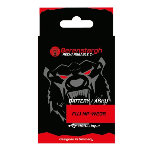 Fuji NP-W126S Berenstargh Prémium fényképezőgép USB-C akkumulátor (13976)