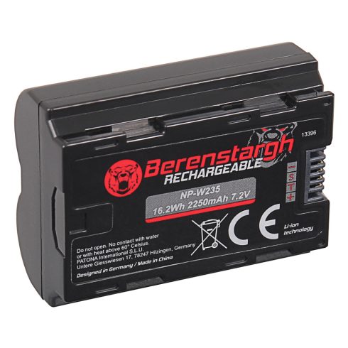 Fuji NP-W235 Berenstargh Prémium fényképezőgép akkumulátor (13396)