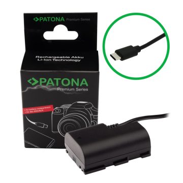   Canon LP-E6N dummy akkumulátor adapter USB-C bemenettel VP-DRE6 (9411)