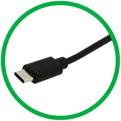 Canon LP-E6N dummy akkumulátor adapter USB-C bemenettel VP-DRE6 (9411)