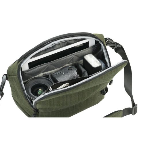 Genesis Orion olive bag válltáska, fotóstáska