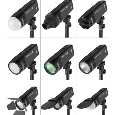 Godox AK-R1 fényformáló készlet V1 körfejes vakukhoz