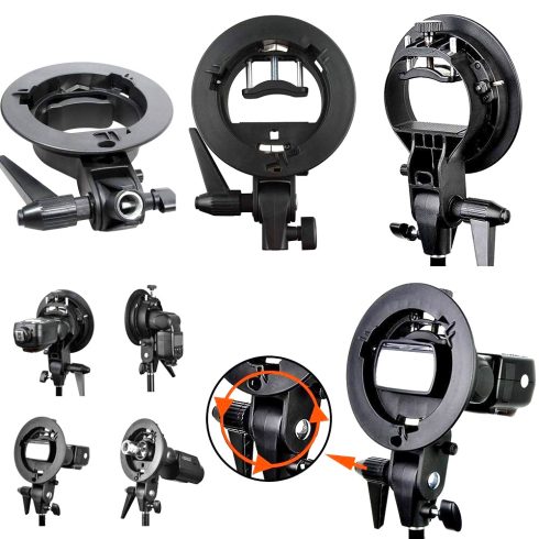 Godox S típusú vakutartó 1 rendszervakuhoz Bowens adapterrel