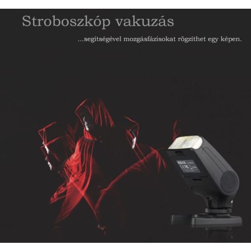 Meike MK-320C ETTL rendszervaku Canon fényképezőgépekhez