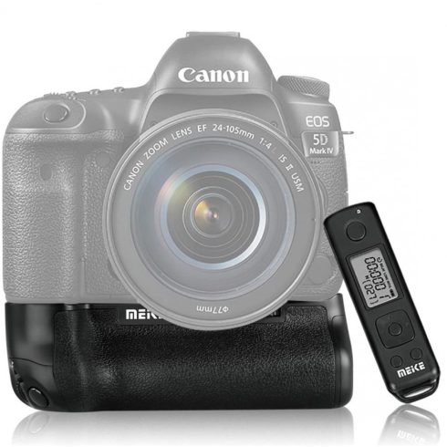 Meike MK-5D4 PRO portrémarkolat Canon EOS 5D Mark IV fényképezőgéphez, BG-E20