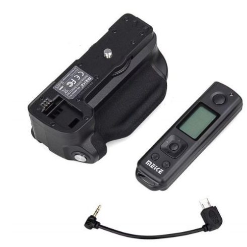 Meike MK-A6300 PRO Portrémarkolat Sony A6000/6100/6300/6400 fényképezőgéphez, Távirányítóval