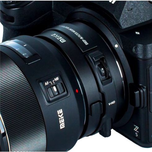 Meike MK-EFTZ-C adapter Nikon Z bajonettes gépekhez és  Canon EF/EF's objektívekhez, beépített szűrőrendszerrel