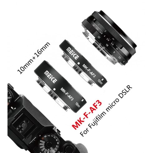 Meike MK-F-AF3A makro közgyűrűsor Fuji milcekhez