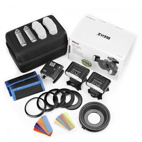 Meike MK-MT24 II rádiós makrovaku készlet Canon gépekhez