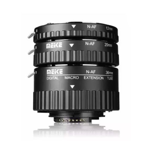 Meike MK-N-AF1-B Makró közgyűrűsor Nikon DSLR gépekhez! 
