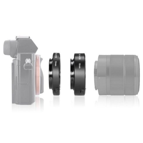 Meike MK-S-AF3B makro közgyűrűsor Sony MILC fényképezőgépekhez