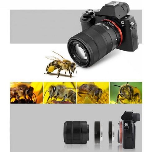 Meike MK-S-AF3B makro közgyűrűsor Sony MILC fényképezőgépekhez