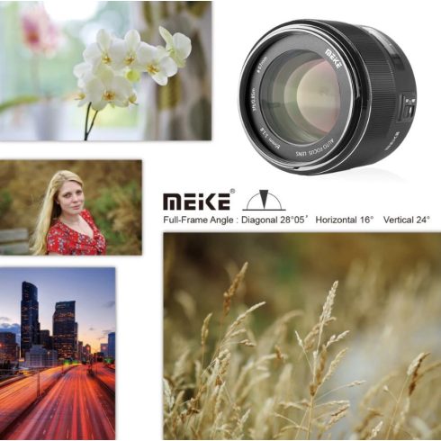 Meike 85 mm F/1.8  AF objektív Sony E bajonettes fényképezőgépekhez