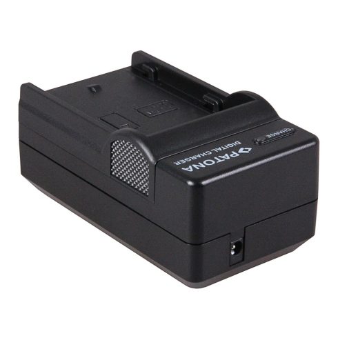 Panasonic DMW-BLF19 Patona 2 az 1-ben fényképezőgép akkumulátor töltő (1656)