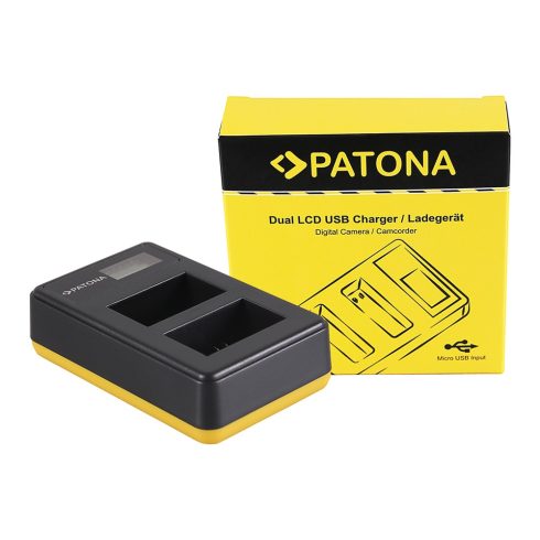 Sony NP-FW50 Patona dupla álló fényképezőgép akkumulátor töltő  (181964)