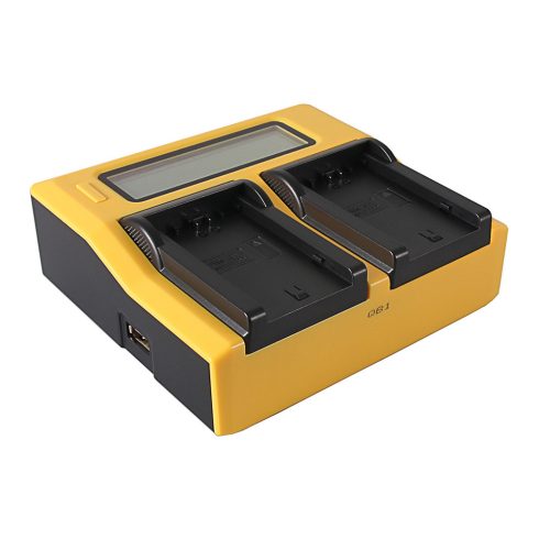 Sony NP-FZ100 Patona dupla lcd kijelzős fényképezőgép akkumulátor töltő (7683)