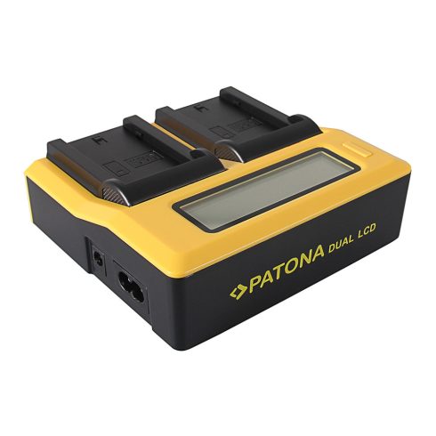 Sony NP-FZ100 Patona dupla lcd kijelzős fényképezőgép akkumulátor töltő (7683)