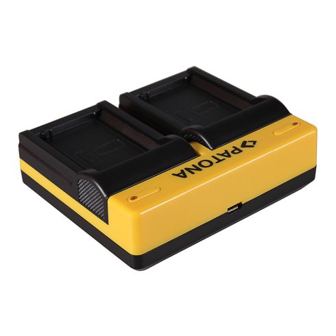 Canon LP-E10 Patona dupla USB-s fényképezőgép akkumulátor töltő (191629)