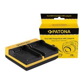   Canon LP-E8 Patona dupla USB-s fényképezőgép akkumulátor töltő (191574)