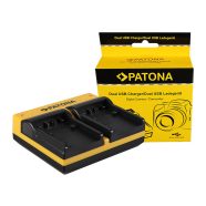   Sony NP-FP50 Patona dupla USB-s kamera akkumulátor töltő (191557)