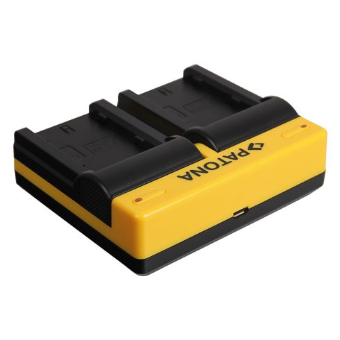 Fuji NP-W235 Patona dupla USB-s fényképezőgép akkumulátor töltő (191695)