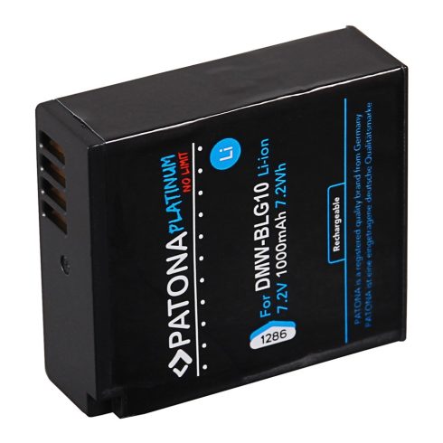 Panasonic DMW-BLG10, DMW-BLE9 Patona Platinum fényképezőgép akkumulátor (1286)