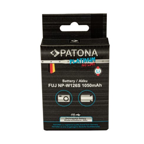Fuji NP-W126S Patona Platinum USB-C fényképezőgép akkumulátor (1397)