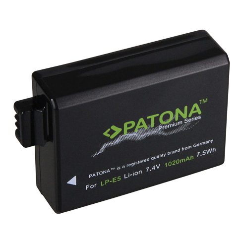 Canon LP-E5 PATONA Premium fényképezőgép akkumulátor (1211)