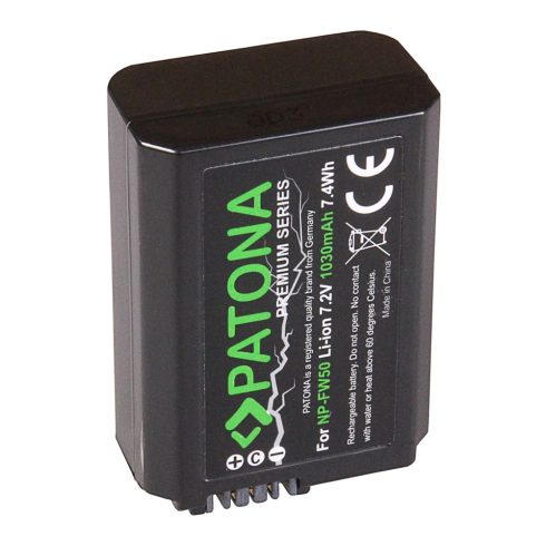 Sony NP-FW50 Patona PREMIUM  fényképezőgép akkumulátor (1248)