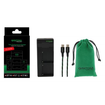   Sony NP-F750 Patona Premium Twin dupla okos akkumulátortöltő (161951)