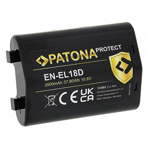 Nikon EN-EL18D PATONA PROTECT akkumulátor, (13565)