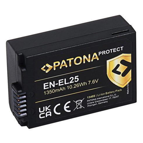 Nikon EN-EL25 PATONA PROTECT  fényképezőgép akkumulátor (13495)