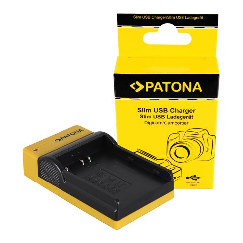 Nikon EN-EL3e Patona Slim mikro USB fényképezőgép akkumulátor töltő (151533)
