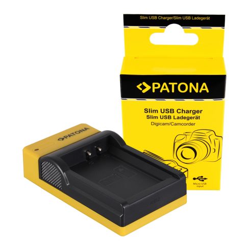 Canon LP-E10 Patona Slim mikro USB  akkumulátor töltő (151629)