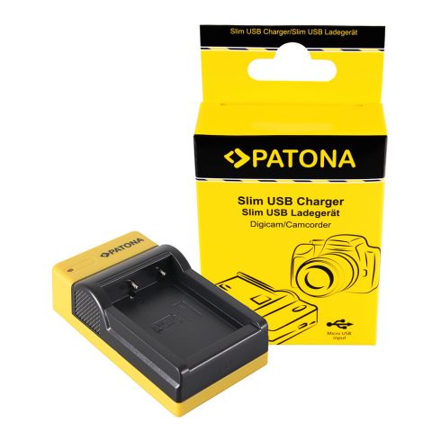 Fuji NP-W126 Patona Slim mikro USB  akkumulátor töltő (151645)
