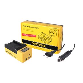   Sony NP-FZ100 Patona szinkron lcd kijelzős  akkumulátortöltő (4683)