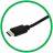   Sony NP-FW50 dummy akkumulátor adapter USB-C bemenettel VP-FW50 (9413)