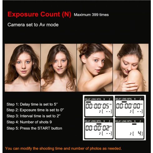 Viltrox JY-710 C1 vezeték nélküli / vezetékes kioldó, távvezérlő Canon, Olympus, Fujifilm, stb. fényképezőgépekhez